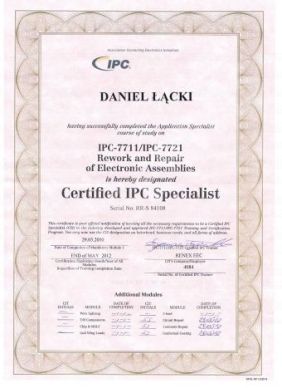 AID Serwis Certyfikat IPC Łącki